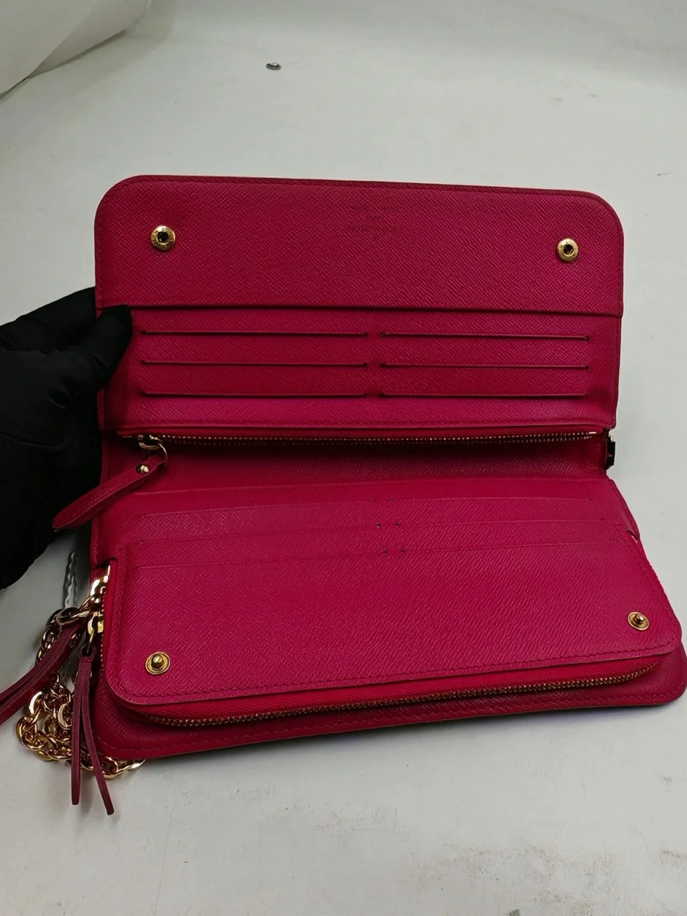 Louis Vuitton Black Multicolor Monogram Zip Around Wallet